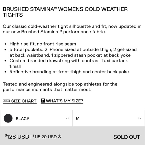 Bandit Running BRUSHED STAMINA™ WOMENS COLD WEATHER TIGHTS - Picture 4 of 7